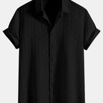 Stripe Jacquard Button Up Shirt