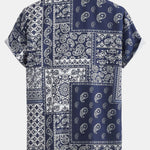 Paisley Frame Print Button Up Shirt