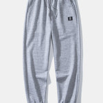 Contrast Waffle Hooded Shirt & Drawstring Waffle Jogger Pants Set