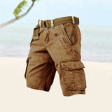 SLIM CARGO SHORTS FOR MEN