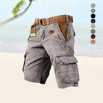 SLIM CARGO SHORTS FOR MEN