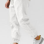 COTTON LINEN JOGGERS FOR MEN