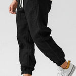 COTTON LINEN JOGGERS FOR MEN