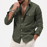 WRINKLE RESISTANT BUTTON SHIRT FOR MEN