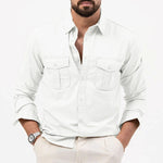 WRINKLE RESISTANT BUTTON SHIRT FOR MEN