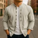 Hiro Linen-Cotton Shirt