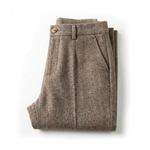 Harrow Herringbone Wool Trousers