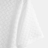 Hollow Out Textured Cuban Shirt